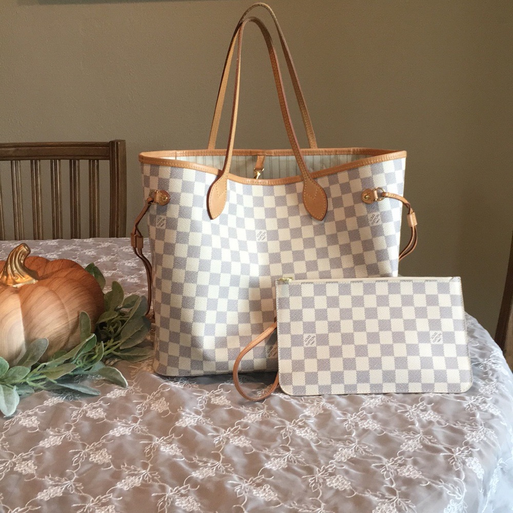 100% Authentic Louis Vuitton Never Full Purse